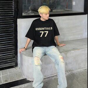 ESSENTIALS FEAR OF GOD 77 Shirts Tees Short Sleeve